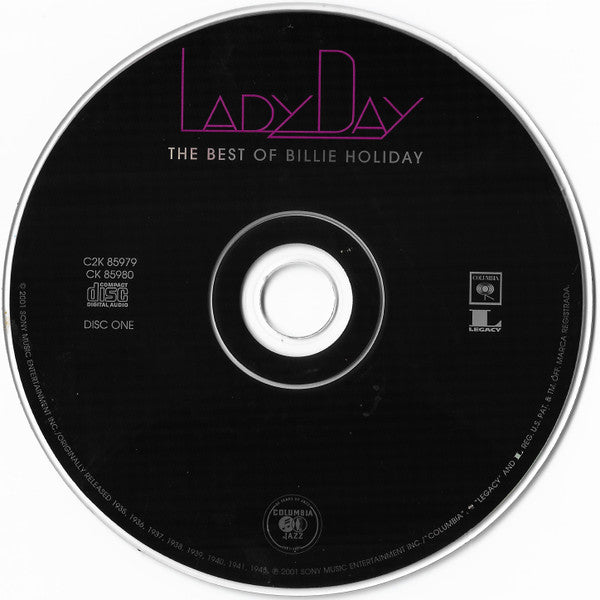 Billie Holiday : Lady Day: The Best Of Billie Holiday (2xCD, Comp, RM)