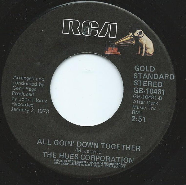 The Hues Corporation : Rock The Boat (7", Single, RE)