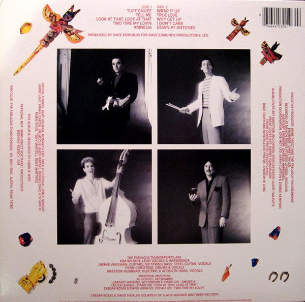 The Fabulous Thunderbirds : Tuff Enuff (LP, Album, Car)