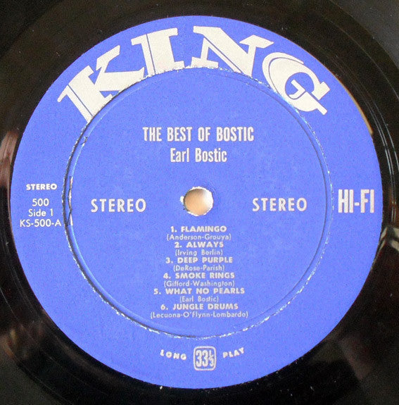Earl Bostic : The Best Of Bostic (LP, Comp)