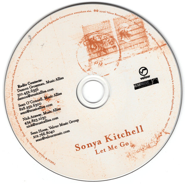 Sonya Kitchell : Let Me Go (CD, Single, Promo)