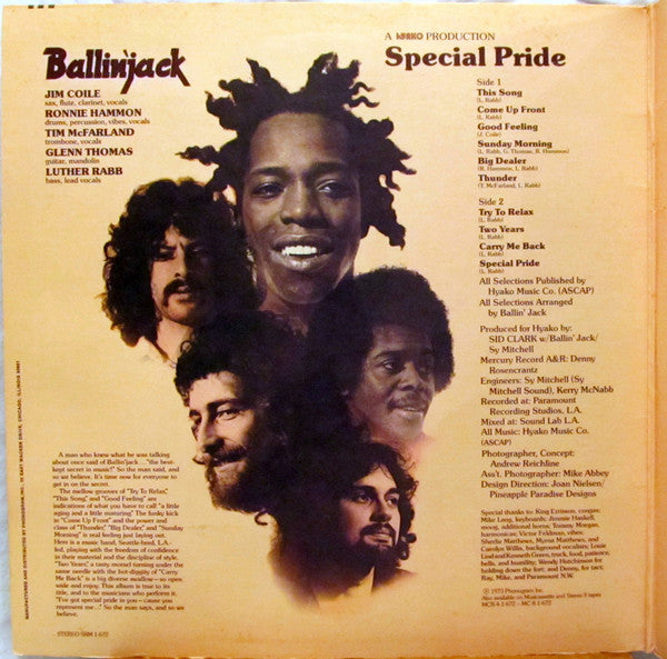 Ballin' Jack : Special Pride (LP, Album, PRC)