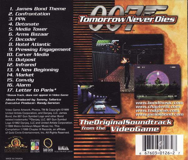 Tommy Tallarico : Tomorrow Never Dies (The Original Soundtrack From The Video Game) (CD, Album)