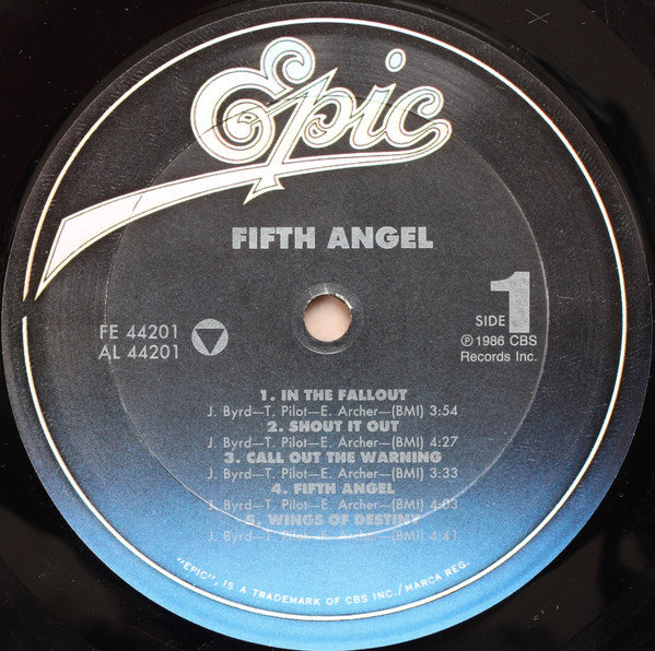 Fifth Angel : Fifth Angel (LP, Album, RE)