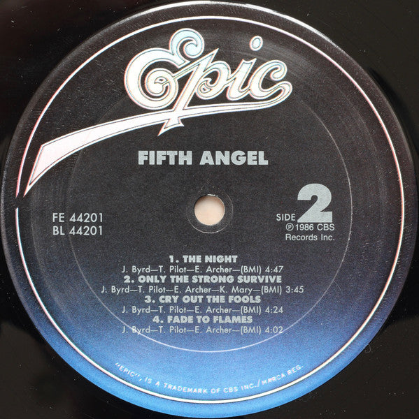 Fifth Angel : Fifth Angel (LP, Album, RE)