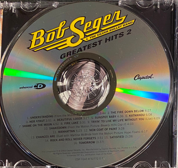 Bob Seger And The Silver Bullet Band : Greatest Hits 2 (CD, Comp, Enh, RE, RP)