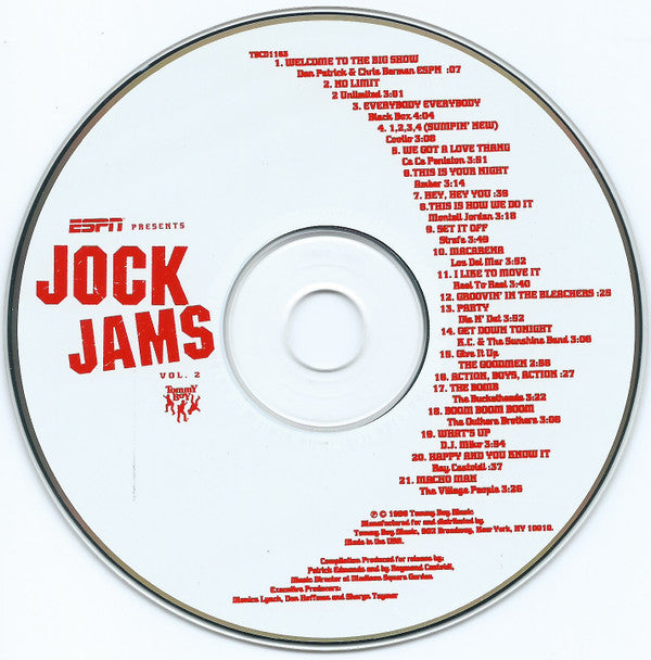 Various : ESPN Presents Jock Jams Volume 2 (CD, Comp)
