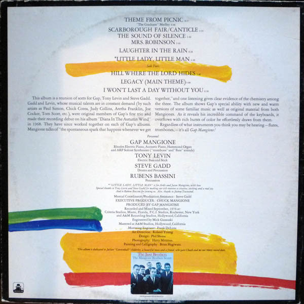 Gap Mangione : Gap Mangione ! (LP, Album)