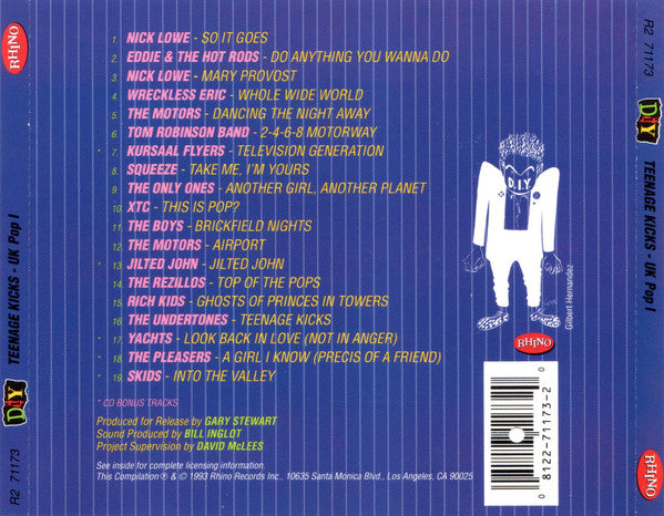 Various : DIY: Teenage Kicks - UK Pop I (1976-79) (CD, Comp, SRC)