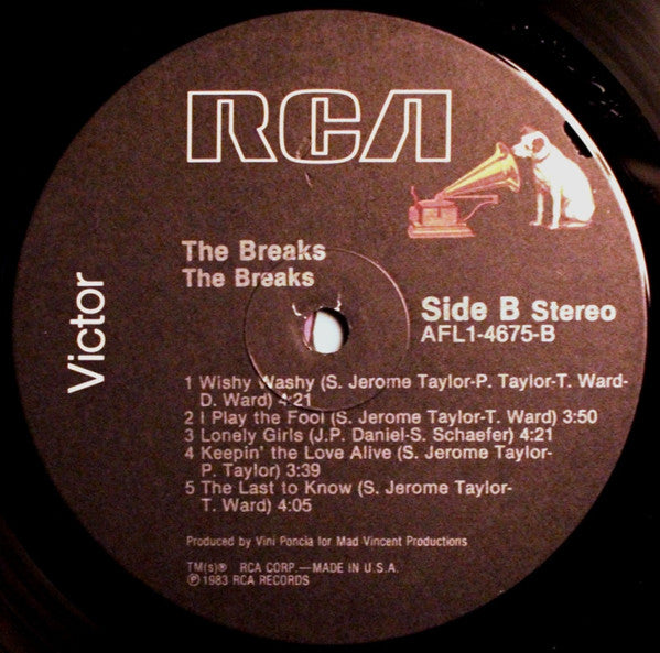 The Breaks (2) : The Breaks (LP, Album)