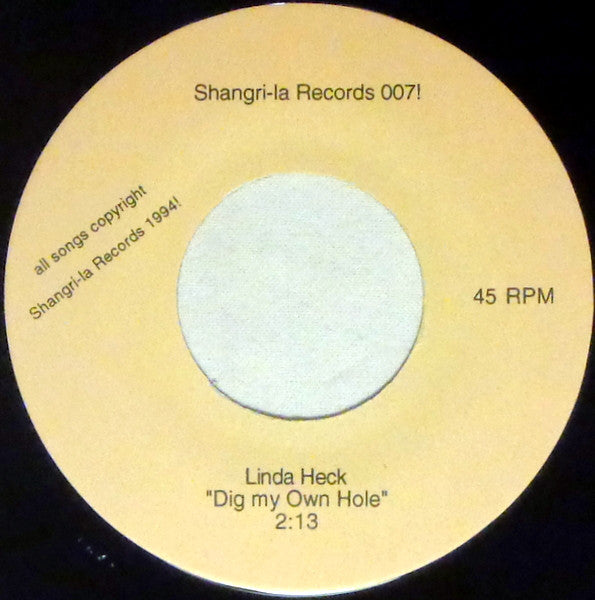 Hot Monkey / Linda Heck : Sain / Dig My Own Hole (7")