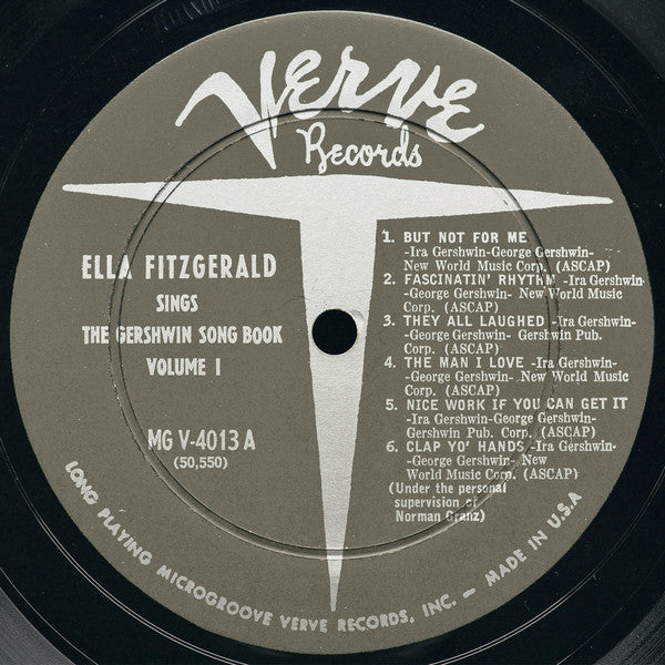 Ella Fitzgerald : Ella Fitzgerald Sings The Gershwin Song Book Vol. 1 (LP, Album, Mono)