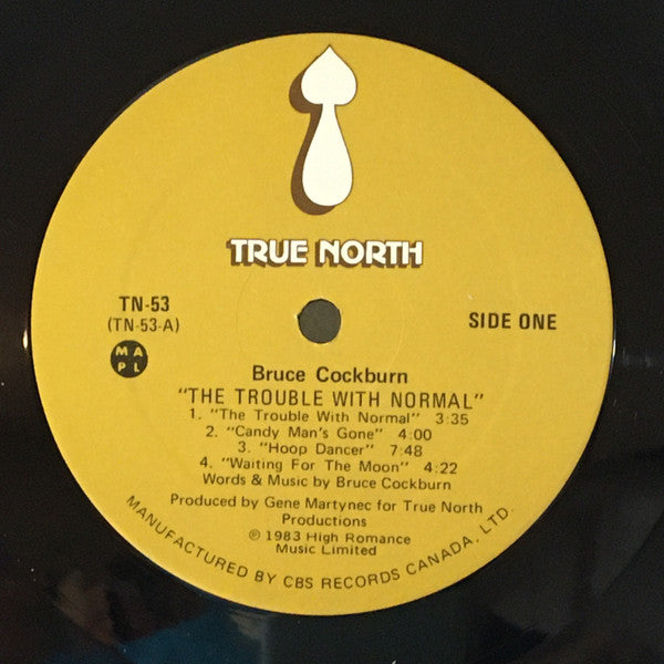 Bruce Cockburn : The Trouble With Normal (LP, Album)