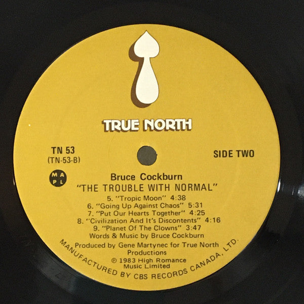 Bruce Cockburn : The Trouble With Normal (LP, Album)