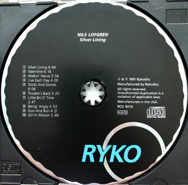 Nils Lofgren : Silver Lining (CD, Album)