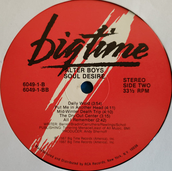 Alter Boys (2) : Soul Desire (LP, Album)