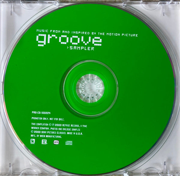 Various : Music From And Inspired By The Motion Picture Groove - Sampler (CD, Comp, Mixed, Promo)