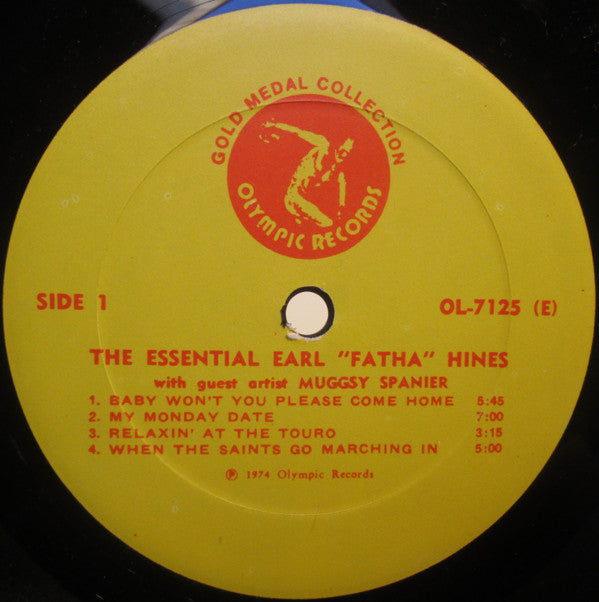 Earl Hines : The Essential Earl "Fatha" Hines (LP, Album, Quad)