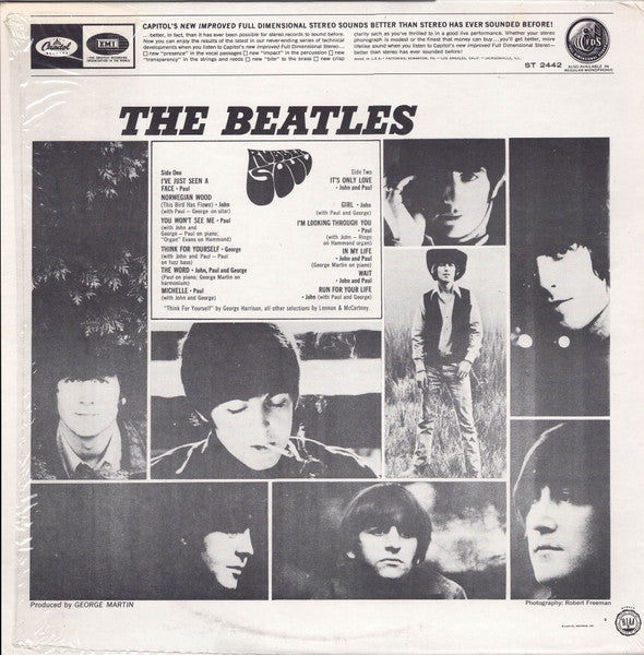 The Beatles : Rubber Soul (LP, Album, RE, Jac)