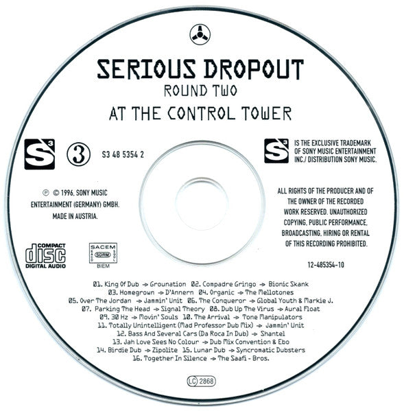Various : Serious Dropout - Round Two - At The Control Tower (CD, Comp)