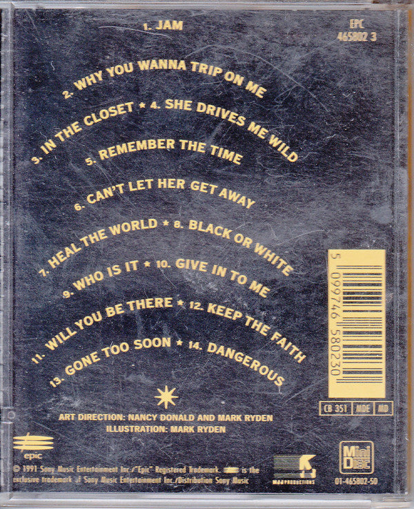 Michael Jackson : Dangerous (MD, Album)