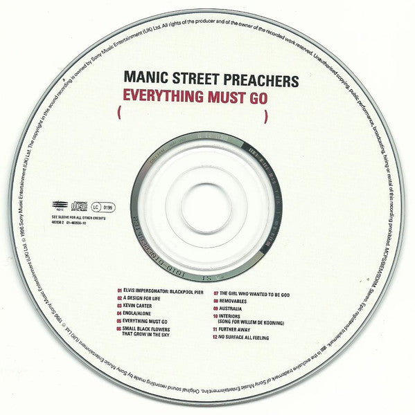 Manic Street Preachers : Everything Must Go (CD, Album + CD + Ltd)