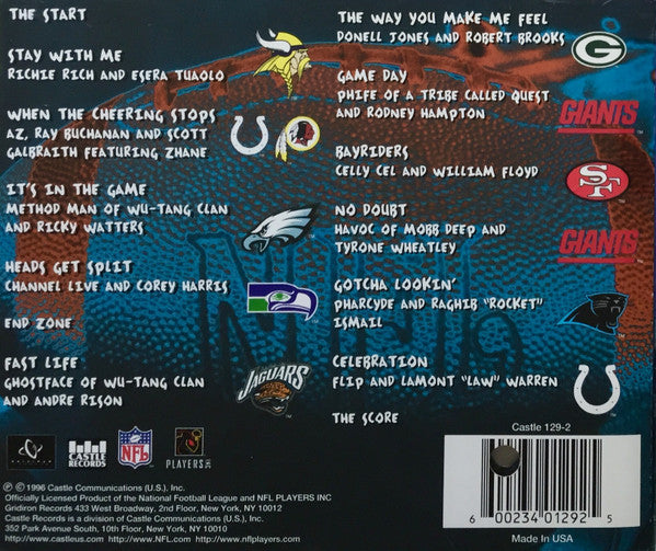 Various : NFL Jams (CD, Album)