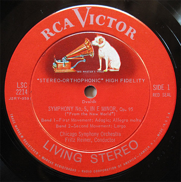 Antonín Dvořák, Fritz Reiner ... Chicago Symphony Orchestra : New World Symphony (LP, Ind)