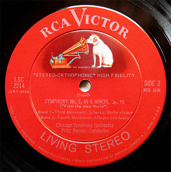 Antonín Dvořák, Fritz Reiner ... Chicago Symphony Orchestra : New World Symphony (LP, Ind)