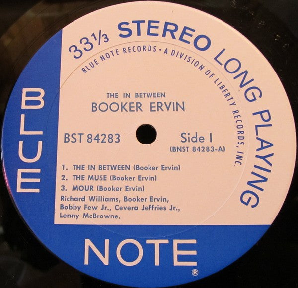 Booker Ervin : The In Between (LP, Album, Bes)