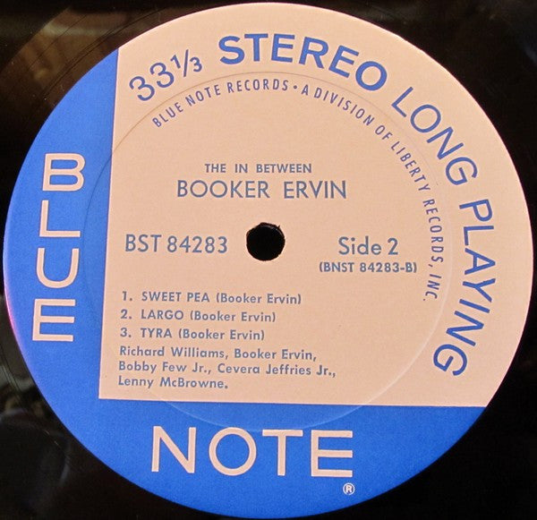 Booker Ervin : The In Between (LP, Album, Bes)