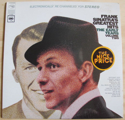 Frank Sinatra : Frank Sinatra's Greatest Hits - The Early Years - Volume Two (LP, Comp)