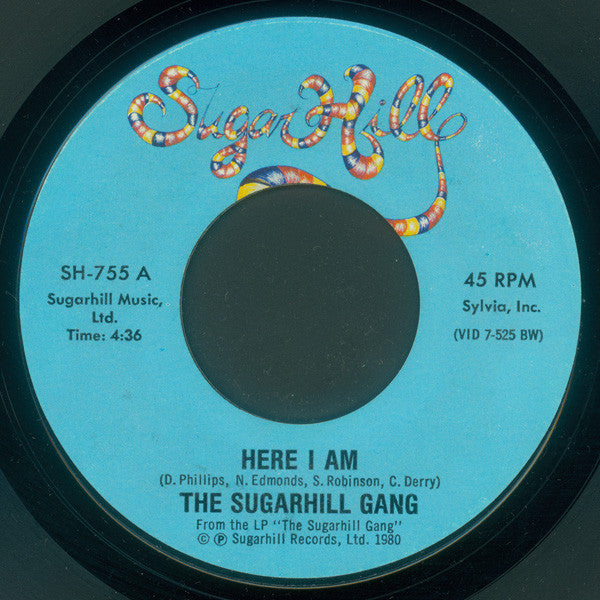 Sugarhill Gang : Here I Am (7", Single, Styrene, BW )