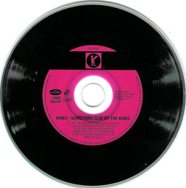 The Kinks : Something Else By The Kinks (CD, Album, RE, Min)