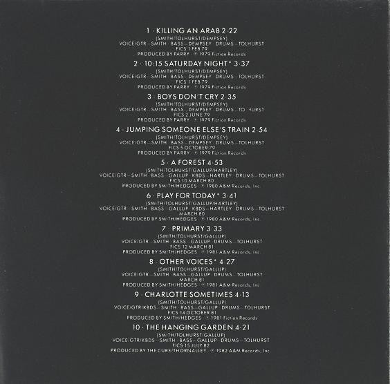 The Cure : Staring At The Sea • The Singles (CD, Comp, RE, SRC)