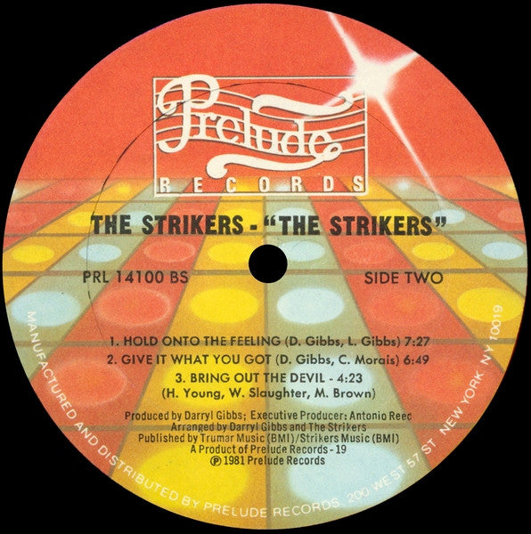 The Strikers : The Strikers (LP, Album)
