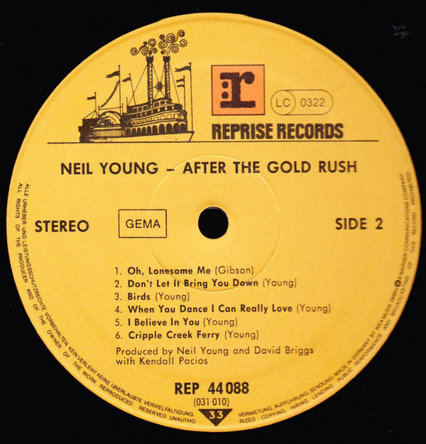 Neil Young : After The Gold Rush (LP, Album, RE, Gat)