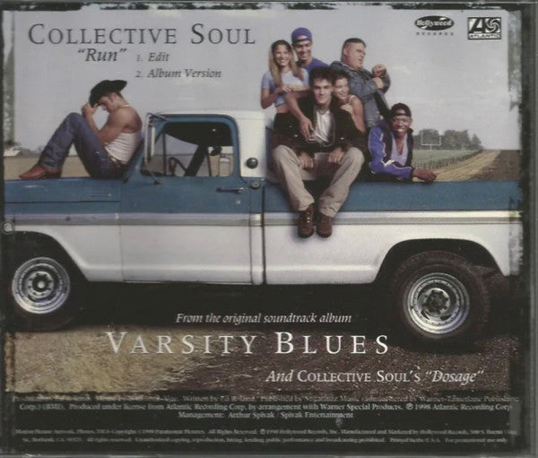 Collective Soul : Run (CD, Single, Promo)