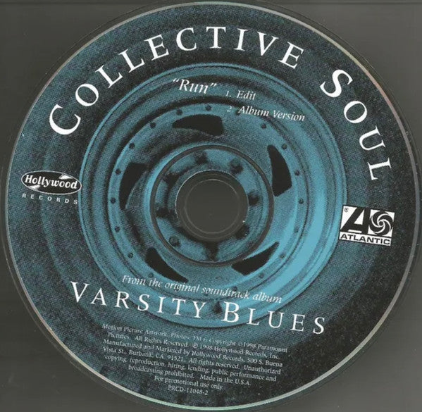 Collective Soul : Run (CD, Single, Promo)