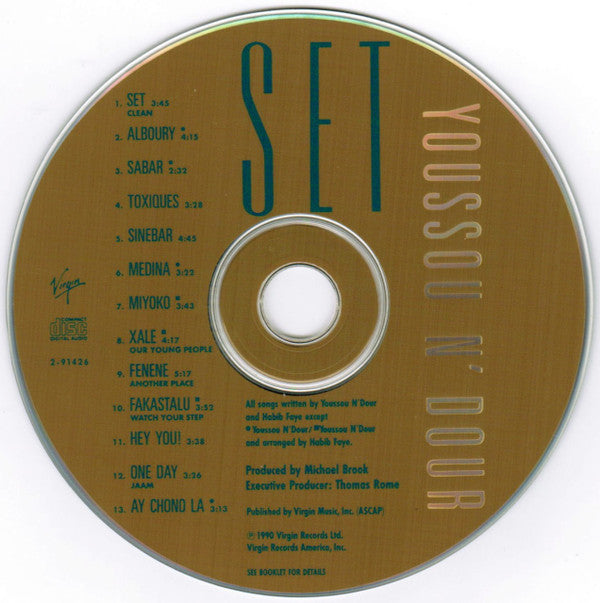 Youssou N'Dour : Set (CD, Album, Gol)
