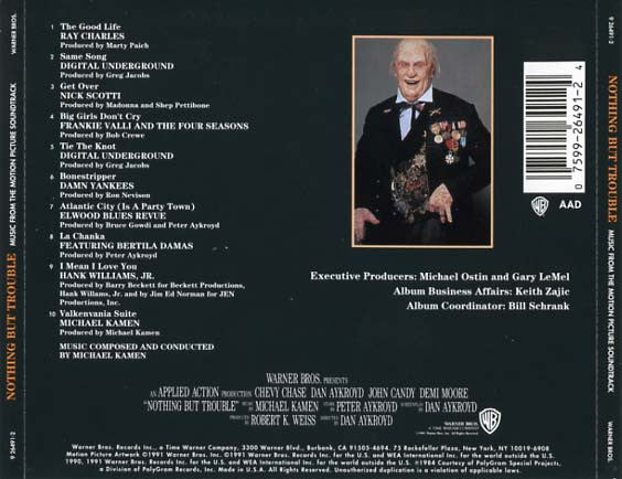 Various : Nothing But Trouble (Music From The Motion Picture Soundtrack) (CD, Comp)