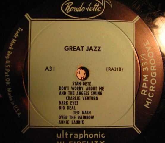Various : Great Jazz (LP, Comp)