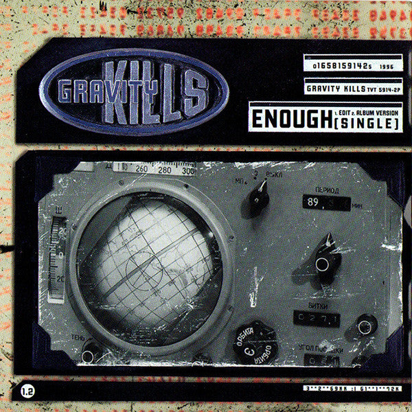 Gravity Kills : Enough (CD, Single, Promo)