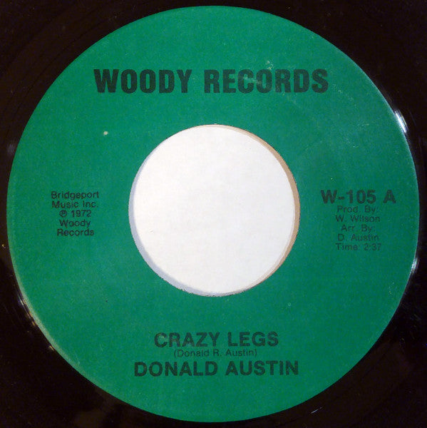 Donald Austin : Crazy Legs / Nan-Zee (7")