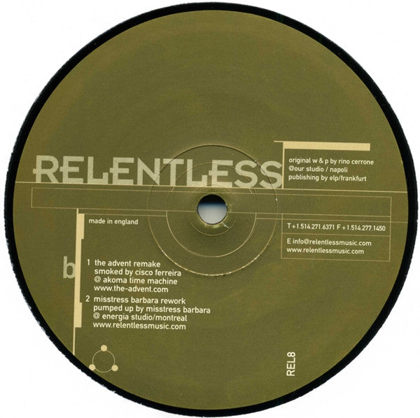 Rino Cerrone : Optical Way (Remixes) (12")