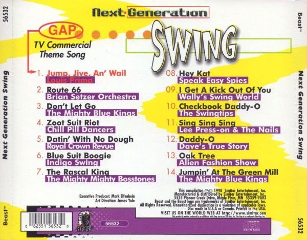 Various : Next Generation Swing (CD, Comp)