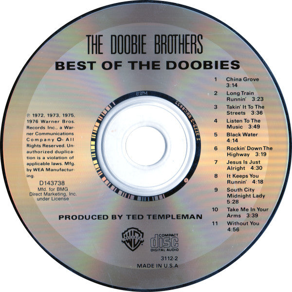 The Doobie Brothers : Best Of The Doobies (CD, Comp, Club, RE, Spe)