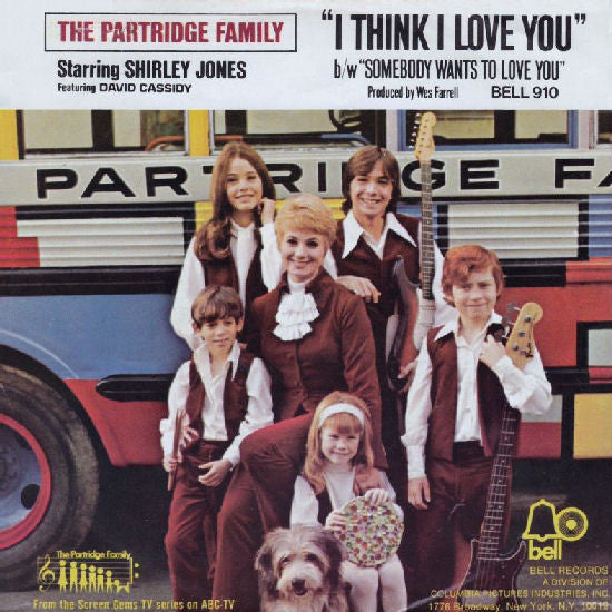 The Partridge Family : I Think I Love You  (7", Single, Styrene, Pit)