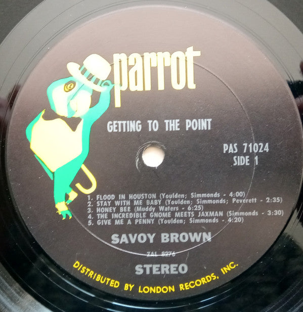 Savoy Brown : Getting To The Point (LP, Album, Ter)