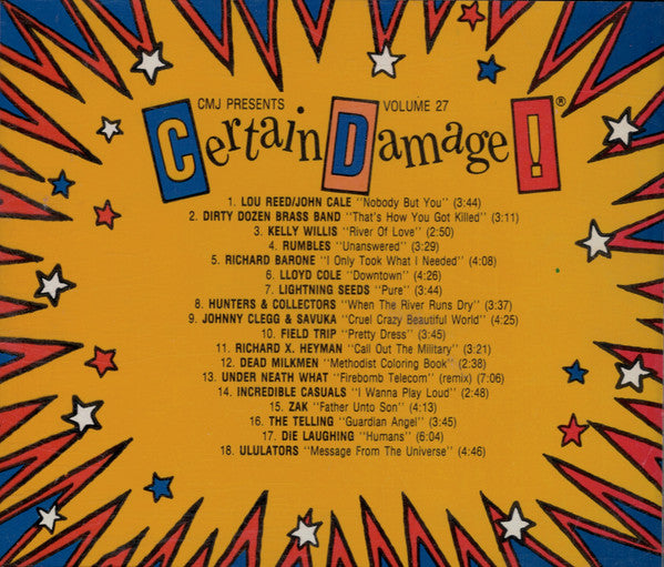 Various : CMJ Presents Certain Damage! Volume 27 (CD, Comp, Promo)